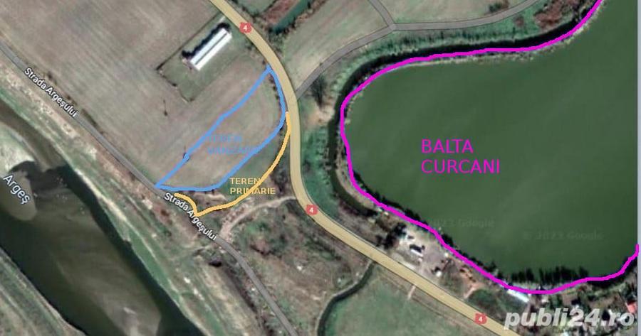 Teren de 5900 mp, în Curcani