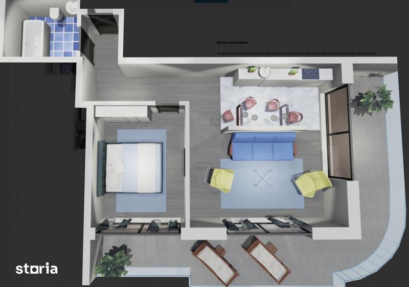 Apartament in linie la mare cu vedere panoramica / finisaje premium - 6