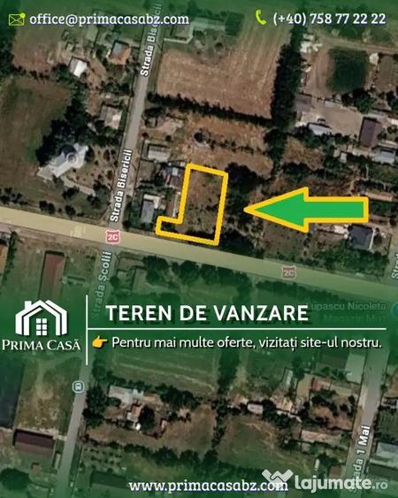 Teren de 1300 mp, în Călțuna