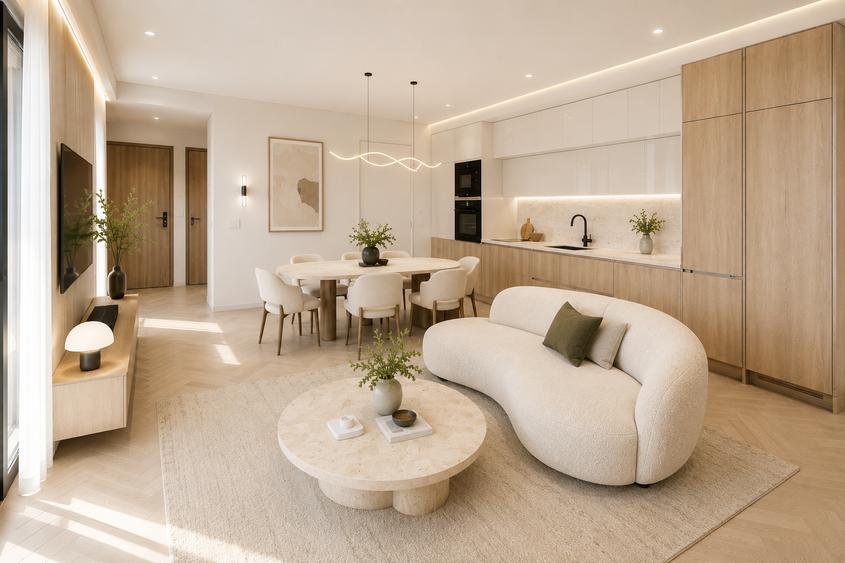 Apartament cu 2 camere decomandat în Muncii