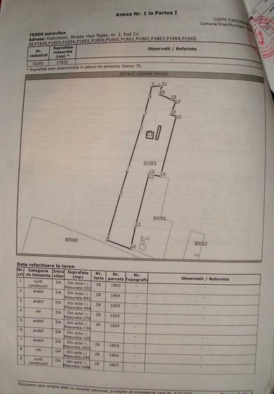 Teren de 122 mp, în Dobrotești