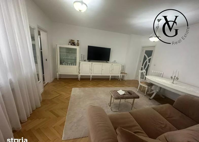 Apartament cu 3 camere semidecomandat, mobilat în Cișmigiu