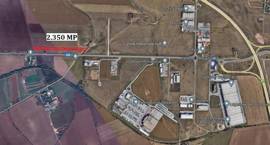 Teren 2350 mp. Zona Industriala Sud - ID : RH-29627-property - 1