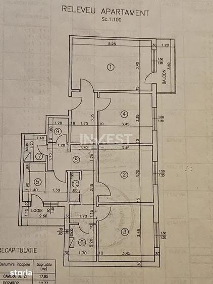 Apartament cu 4 camere decomandat în Mircea cel Bătrân