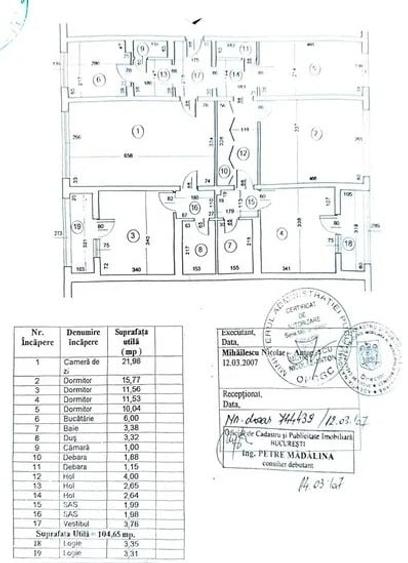 Apartament cu 5 camere semidecomandat în 1 Decembrie 1918