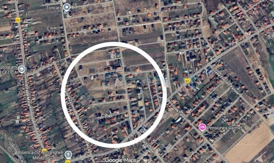 Teren Construcții intravilan de 511 mp, în Cihei