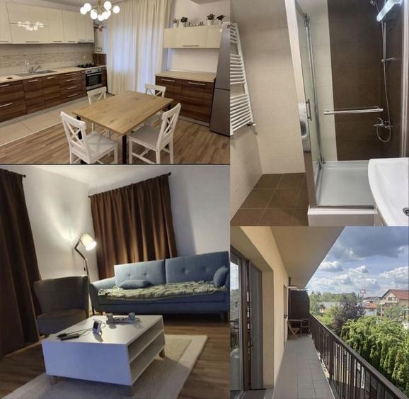 Apartament cu 2 camere semidecomandat, mobilat în Bună Ziua