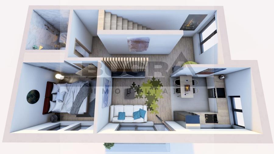 Apartament cu 4 camere semidecomandat în Mărăști