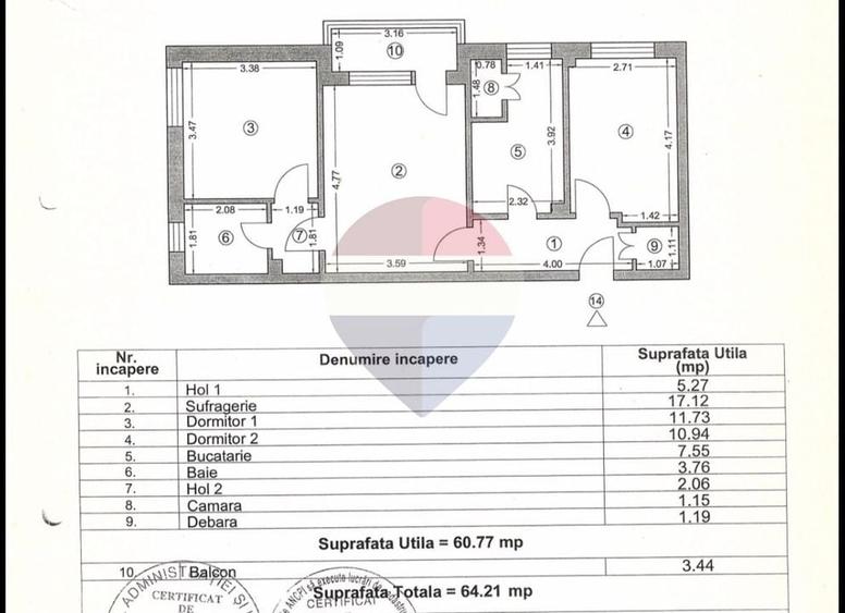 Apartament cu 3 camere de vânzare zona Bd Mamaia Constanta - 9