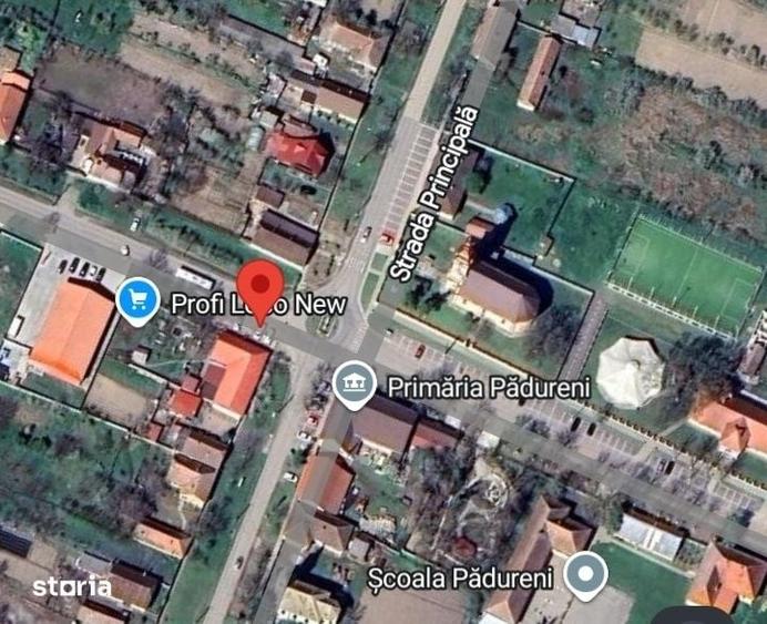 Casă cu 4 camere cu Teren 980 Mp în Pădureni