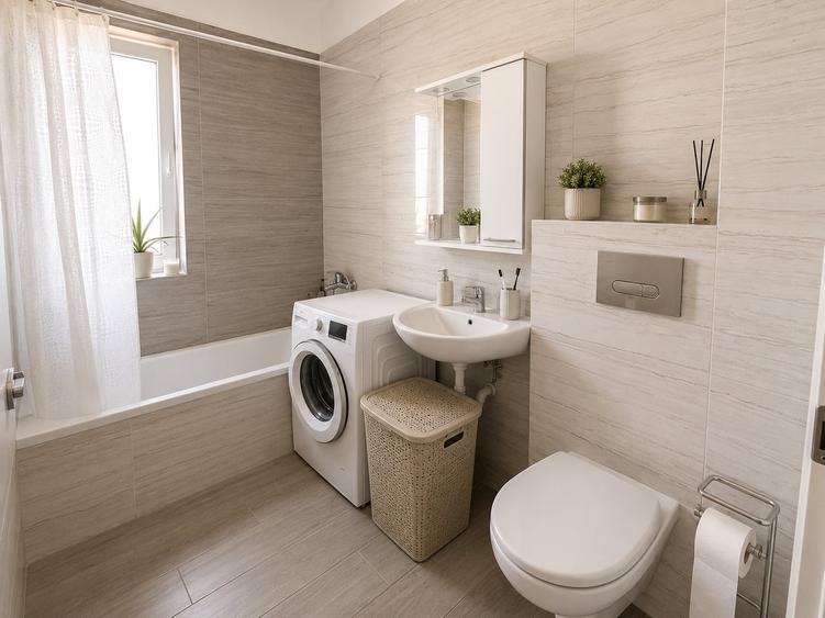 Apartament cu 2 camere semidecomandat, mobilat în Braytim