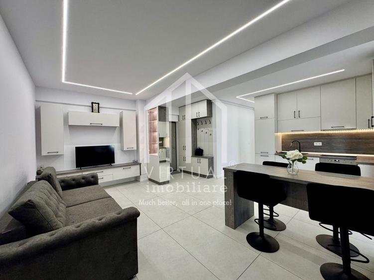 Penthouse cu 2 camere + terasa (55mp), parcare, bloc cu lift, etaj 7/7 - 9