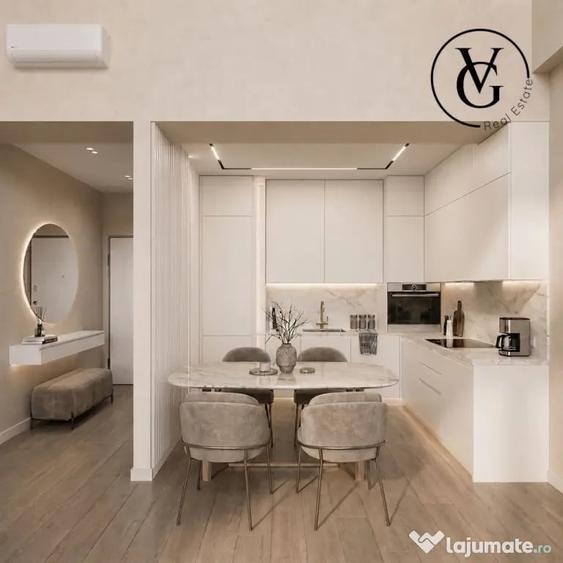 Apartament cu 2 camere semidecomandat în Central