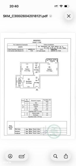 Apartament cu 3 camere în Mehala