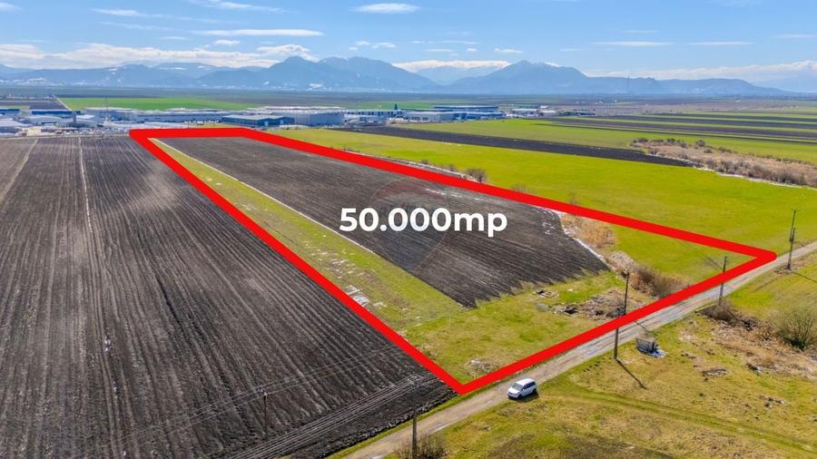 Teren Construcții extravilan de 50000 mp, în Prejmer
