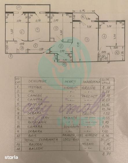 4 camere | 89 mp | Liceul Bolintineanu | Bloc anvelopat | Posibilitat - 2