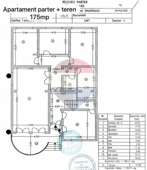 Apartament cu 3 camere, mobilat în Grivița