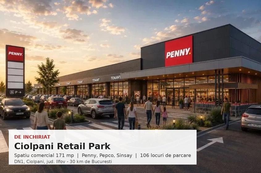 Spațiu comercial, de 171 mp, în Ciolpani