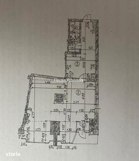Spațiu comercial, de 61 mp, în 13 Septembrie