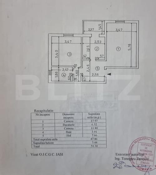 Apartament cu 2 camere decomandat, mobilat în Nicolina