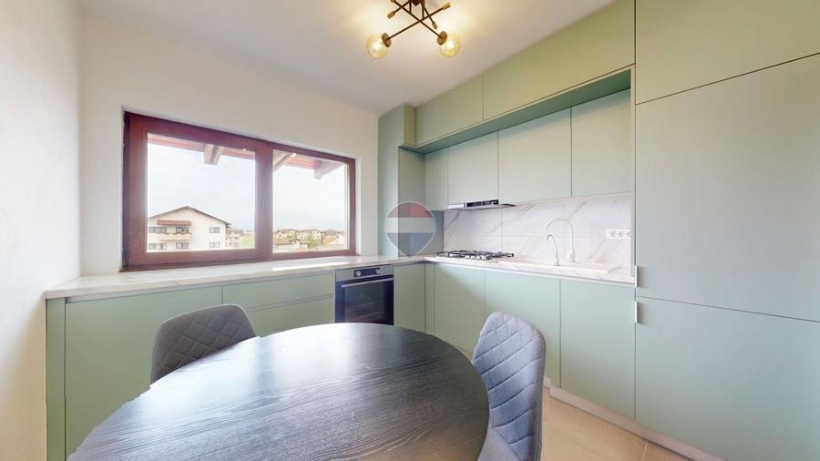 Apartament cu 2 camere decomandat, mobilat în Sânpetru