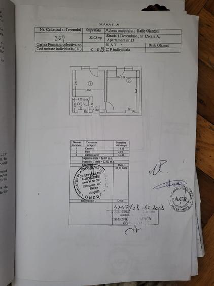 Apartament cu 2 camere semidecomandat în Central