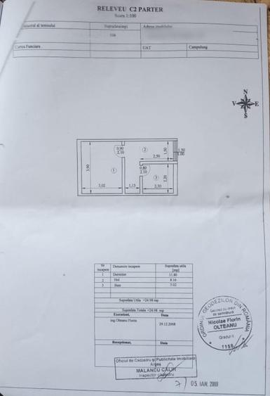 Duplex cu 5 camere cu Canalizare în Mușcel