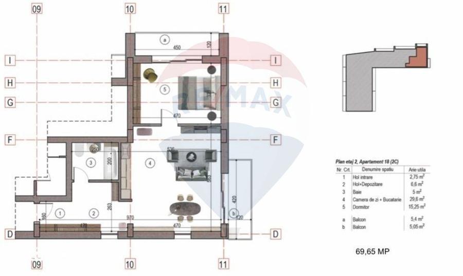 Vanzare 2 camere bloc boutique Malul Spart - Vedere libera - 7