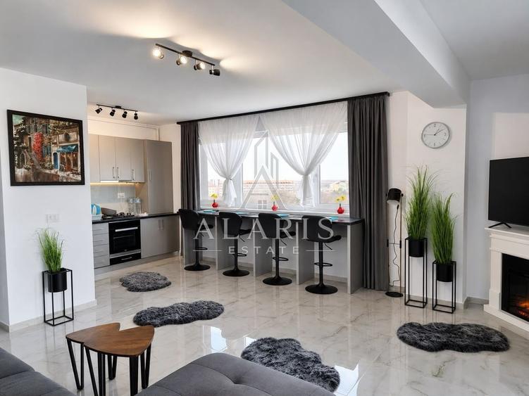 Apartament cu 2 camere semidecomandat, mobilat în Aradului