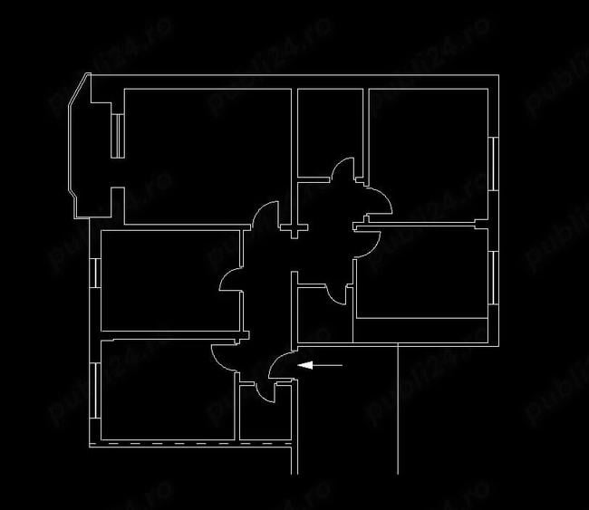 Apartament cu 4 camere decomandat în Ultracentral