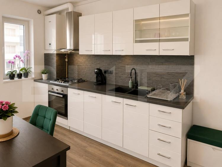 Apartament 2 camere, etaj intermediar, la cheie, balcon, zona Vivo - 5