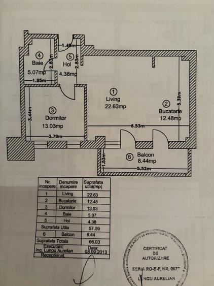 Apartament cu 2 camere semidecomandat în Pipera