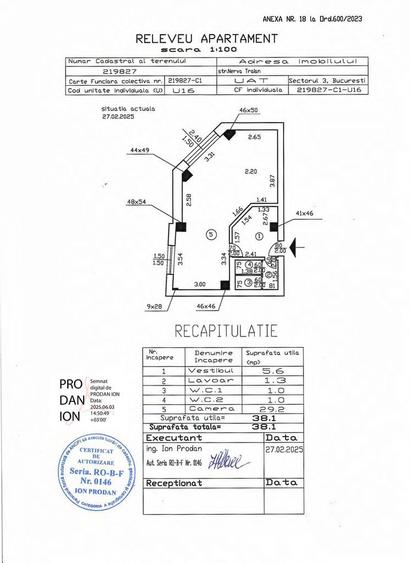 Spațiu comercial, de 38 mp, în Nerva Traian