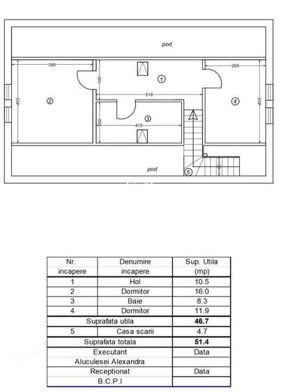 Casă cu 3 camere cu Teren 750 Mp în Aroneanu
