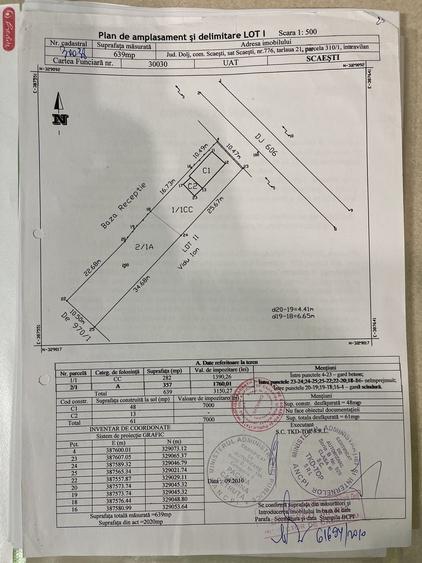 Casă cu 3 camere în Scăești