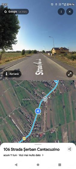 Teren de 2200 mp, în Rovine