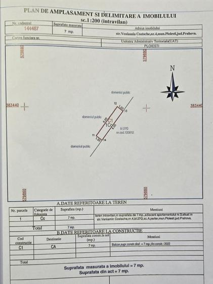 Apartament cu 3 camere decomandat în Republicii