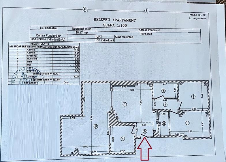 Apartament cu 3 camere în Iancu Nicolae