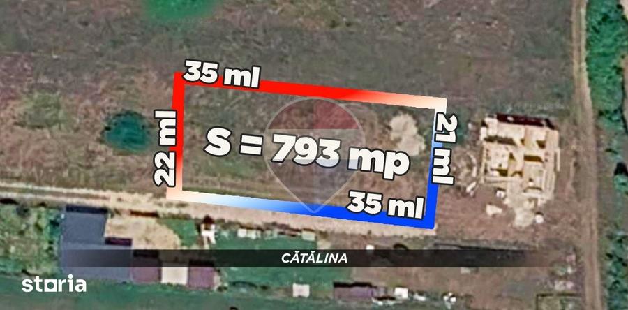 Teren de 967 mp, în Coltău