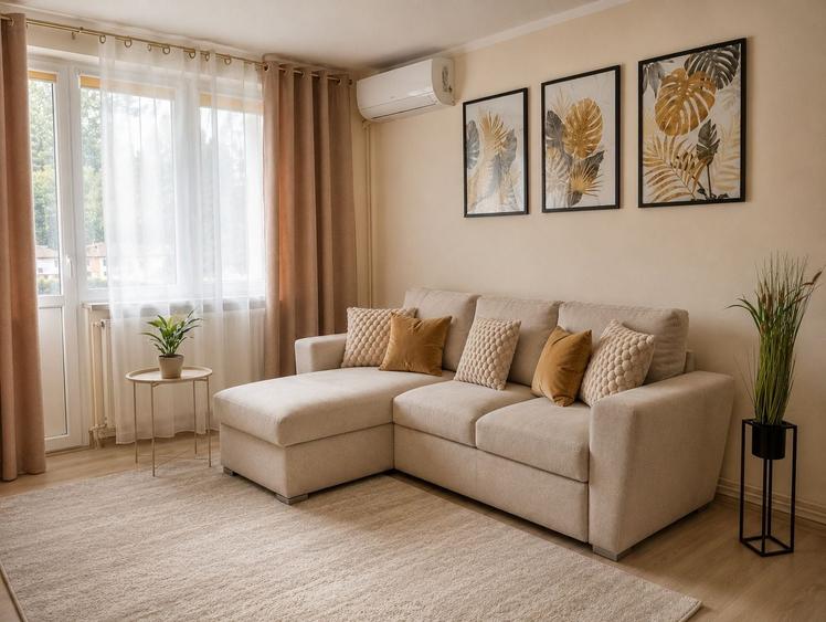 Apartament cu 2 camere semidecomandat în Exterior Vest