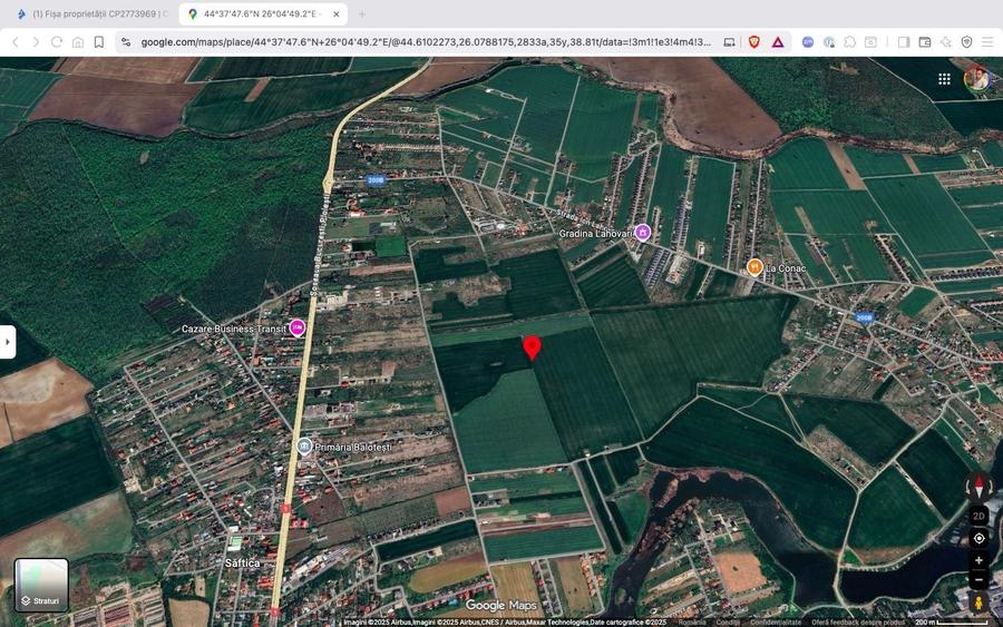 Teren agricol intravilan de 18200 mp, în Balotești