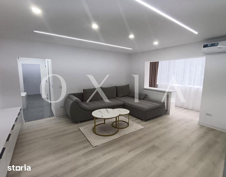 Apartament cu 3 camere, mobilat în Odobescu