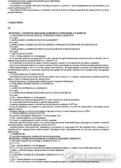 Teren Construcții intravilan de 2219 mp, în Făget