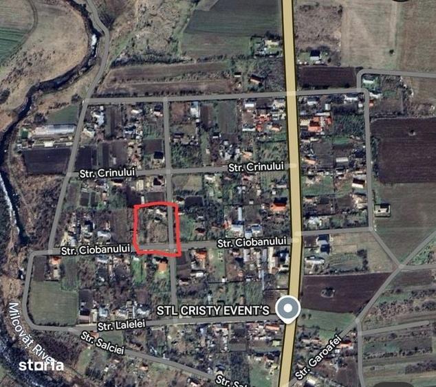 Teren de 2000 mp, în Central