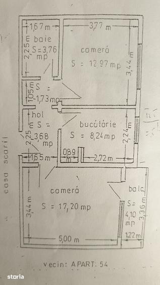 Apartament cu 2 camere în Tomis Nord