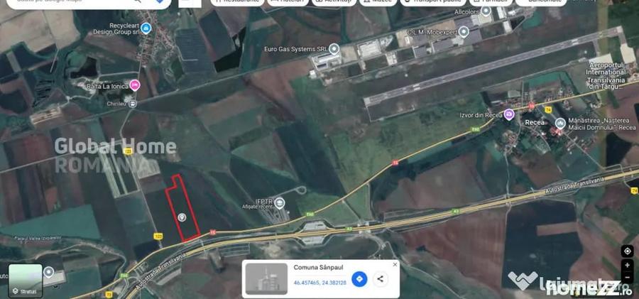 Teren de 25000 mp, în Sânpaul
