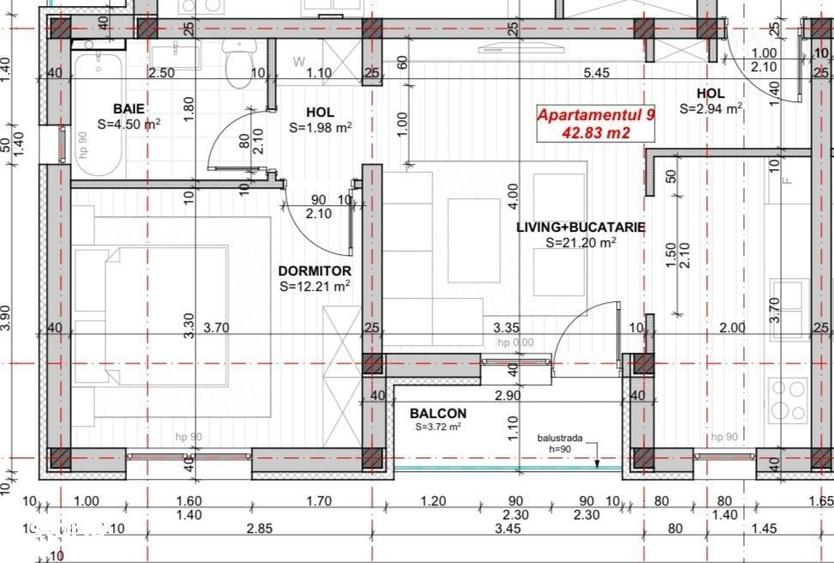 Apartament cu 2 camere în Braytim