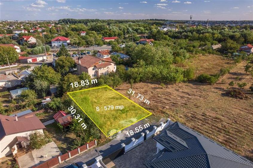 Teren Construcții intravilan de 579 mp, în Prelungirea Ghencea