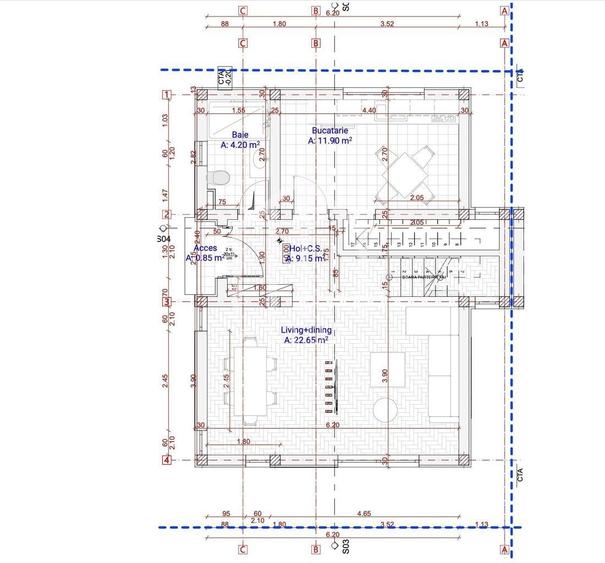 Casă cu 4 camere cu Teren 252 Mp în Șelimbăr