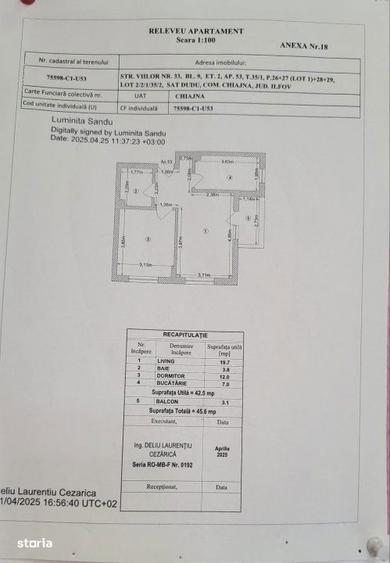 Garsonieră în Chiajna